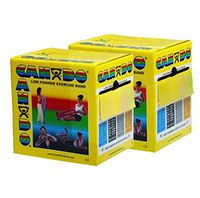 CanDo 100 Yard Roll Band Twin-Paks, X-Light, Latex Free, Yellow