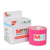 Mumian Sport Kinesiology Tape 2" x 16.5' Pro - Best Therapeutic Muscle Support Aid Waterproof Therapeutic Sports Tape, Perfect Support for Sports, Recovery and Physio Therapy MK6-5M-Rose Pink