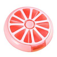 Mochiglory 7 Days Weekly Fruit Drug Box Portable Medicine Travel Storage Box Pill Case Holder Organizer