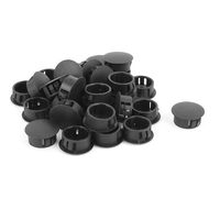 uxcell SKT-19 Plastic 19mm Dia Snap in Type Locking Hole Connectors Button Cover 30pcs