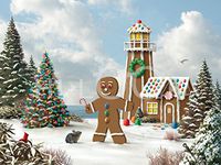 Hi-Look Microfiber Cleaning Cloth - Ginberbread Lights