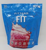 Energy Weight Loss Drink Fitteam Fit Sticks,Organic, GF, DF Vegan - 30 Sticks