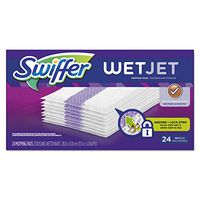 Swiffer 08443CT WetJet System Refill Cloths, 11.3" x 5.4", White, 24 per Box