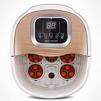 ZH Automatic Foot Bath Electric Roller Massage Deep Barrel Heating Footbath Home Foot Massage Foot Bath