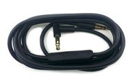 Replacement Aux Cord Extension Cable Wire with Mic Compatible with Beats by Dre Solo 3 2 / HD/Studio 3 2 /Pro/Detox/Wireless/Mixr/Headphones.iPods, iPhones, iPads. (Black with mic)