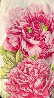 Craftmaster Guest Towels Hostess Buffet Paper Napkins - Pretty Peonies 36 ct