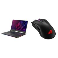 Asus ROG Strix Hero III (2019) Gaming Laptop, 17.3" 144Hz IPS Type FHD, NVIDIA GeForce RTX 2060, Intel Core i7-9750H, 16GB DDR4 RAM & ROG Gladius II Wireless Optical Ergonomic FPS Gaming Mouse