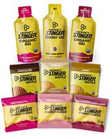 Honey Stinger Training Kit – 9 Count Plus Sticker – Energy Source for Any Activity – 3 Organic Waffles, 3 Packs of Energy Chews & 3 Energy Gels