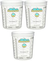 Mountain MTN4202 Mountain Disposable Quart Mixing Cup ((100 per case)) (3 pack)