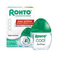 Rohto Cool The Original Cooling Redness Relief Eye Drops, 0.4 Ounce, 3 Count