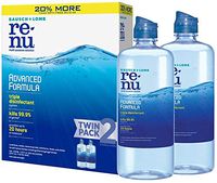 Renu Bausch + Lomb Lens Solution Advanced Triple Disinfect Formula Multi-Purpose, 12 Ounce Bottle Twinpack (2 Boxes(2 Pack))