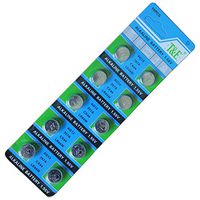 New T&E 50PCS Ag13 Lr44 357 Sr44Sw Alkaline Battery