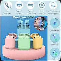 Bluetooth Earbuds Earphones is Noise Reduction/Quick Charger Boxes/Easy Connect Earbuds (Pink)