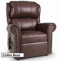 Golden Technologies - Pub Chair - Lift Chair - Medium - 21"W x 18.5"D Seat - Coffee Bean