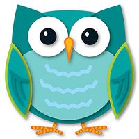 Carson Dellosa Colorful Owl Two-Sided Decoration (188048)