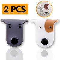 Earbuds Earphone Holder Cord Winder Clip Keeper Headphone Cord Wrap Management Headset Tangle Free Wire Organizer 2 PCS Cute Doggie