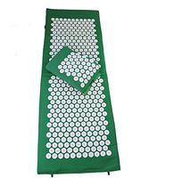 DNDN Acupuncture Massage Mat and Pillow Set, Acupressure Mat for Wellness Therapy Effective Back/Neck Stress Pain Relieve, Fitness Massage Cushion Pin Pad