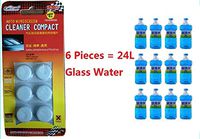 Lingduan 1 Set Car Windshield Care Bubbles Tablets Compact Glass Washer Cleaner Effervescent Tabs Detergent Solid Wiper