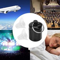 Anti-noise Earplugs Maxmartt High Fidelity 27dB Concert Music Festival Hearing Protection (Clear)