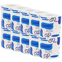 N/A Ultra Strong Toilet Paper - Mega Roll, 10 Rolls breathable 3-layer paper Chamomile natural scent-3D embossed embossing-raw Natural pure wood pulppaper