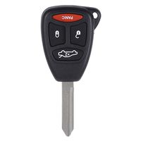 Fits For 2004 2005 2006 2007 2008 2009 DODGE Durango Uncut Blank Keyless Entry FOB Remote Key Case Shell 4 Buttons