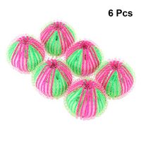POPETPOP 6pcs Pet Hair Remover for Laundry - Lint Remover Washing Balls Reusable Dryer Balls Washer from Dogs and Cats