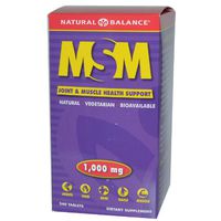 MSM 1,000 mg Natural Balance 240 Tabs