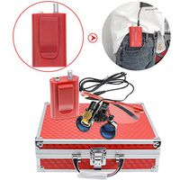 Aries Outlets Waist Hanging Style 5W Portable LED Headlight HeadLamp Filter with 3.5×420mm Working Distance Surgical Medical Binocular Loupes Aluminum Box (Red)