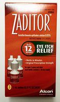 Zaditor Antihistamine Eye Itch Relief Drops, 5 ml bottle 3 Count