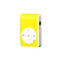 Start Sport Relax Mini Clip Protable USB MP3 Player Support Micro SD TF Card Music Media-Yellow