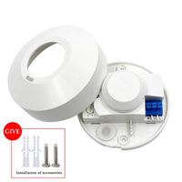 RUISI 360 degree Microwave Sensor Radar Light Control Switch power-saving Ceiling wall Mounted Adjustable Smart Motion Sensor Light Radar Switch