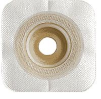 Convatec Sur-fit Natura Durahesive Moldable Convex Wafer with Flexible Tape Collar 4-1/2" L x 4-1/2" W Size Square Shape (Box of 10 Each)
