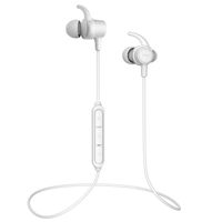 Wireless Headphones WRZ S8 Bluetooth 5.0 Earbuds Microphone Magnetic IPX6 Waterproof Sport Running Workout Gym Travelling 10 Hrs Playtime Earphones for Android iOS Cell Phones (White)