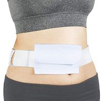 REAQER Abdominal Dialysis Belt Adjustable G Tube Belt Peritoneal Catheter Holder Gastrostomy Tube Belt Drainage Abdominal Fixation Breathable