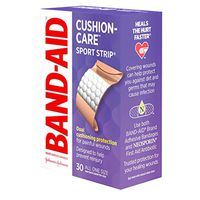 Band Aid, Brand Adhesive Bandages, Sport Strip, Extra Wide, 30 Bandages