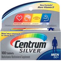 Centrum Silver Men's 50+ Tablets 100 Tablets (Pack of 4)