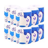 Toygogo Toilet Paper Strong, 10 Rolls, 3-Ply Soft Ultra Professional White Toilet Paper,Bath Tissue Rolls, Silky & Smooth Soft Home Kitchen Toilet Tissue