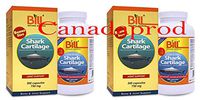 Bill Shark Cartilage 750 mg 300 Capsules X 2(2 Bottles)