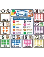 Teacher Created Resources Counting 0 to 31 Bulletin Board, Multi Color (4772)