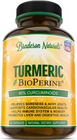 Turmeric Curcumin with Bioperine 100% Natural Anti-Inflammatory & Antioxidant. Digestive & Cardiovascular Health. Pain Relief & Healthy Joints with 95% Standardized Curcuminoids. Non-GMO & Gluten Free