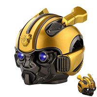 Bumblebee Transformers cassa Bluetooth Speaker Wireless V5.0,TF Card & MP3 Player,3W with 1200MAh Battery,Subwoofer Smart Speakers Best Gift for Birthday for Kid Gift LED Flashing Light BT Boombox h