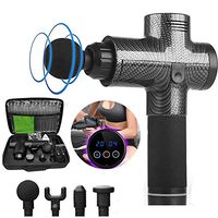 JUMOWA Gun Muscle Massager Deep Tissue Cordless Percussive Muscle Gun for Athletes Quiet Powerful, Handheld Massager Delivers Therapeutic, 20 Speeds Adjustable Relief for Ache Lactic Acid Pain