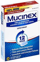Mucinex Maximum Strength Expectorant-28 ct