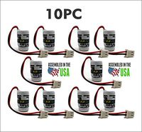 10PC CR14250SE-AB Replacement Battery for MICROLOGIX 1100 PLC - CNC