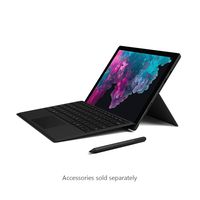 Microsoft Surface Pro 6 (Intel Core i7, 16GB RAM, 512 GB) - Black Newest Version (KJV-00016) (Renewed)