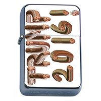 Donald Trump Flip Top Oil Lighter S6 Smoking Cigarette Smoker Includes Silver Case Presidential Candidate