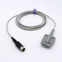 Compatible Mindray Datascope Spo2 Sensor Adult Soft 9.8 ft 8 Pins Connector
