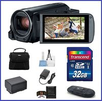 Canon VIXIA HF R800 Full HD Camcorder Bundle, Includes: 32GB SDHC Memory Card, Card Reader, Spare Battery and More.