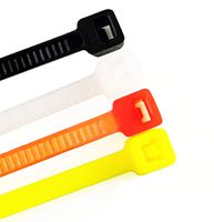 100 Pack Nylon Cable Zip Ties 10 Inch Ultra Strong Self-Locking Industrial Wire Ties Multi Color Assorted
