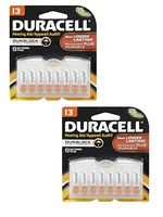Duracell Easy Tab Hearing Aid DA13B8 Batteries 1.4 V, 8 Pack (Pack of 2, 16 Total Batteries)